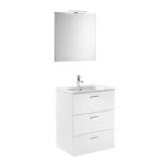 Mueble Pack 3 cajones blanco 60cm Victoria Basic Roca