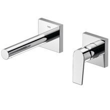 Grifo de pared lavabo recto de 2 centros PROJECT TRES