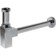 Sifón para lavabo visto cuadrado telescópico TRES