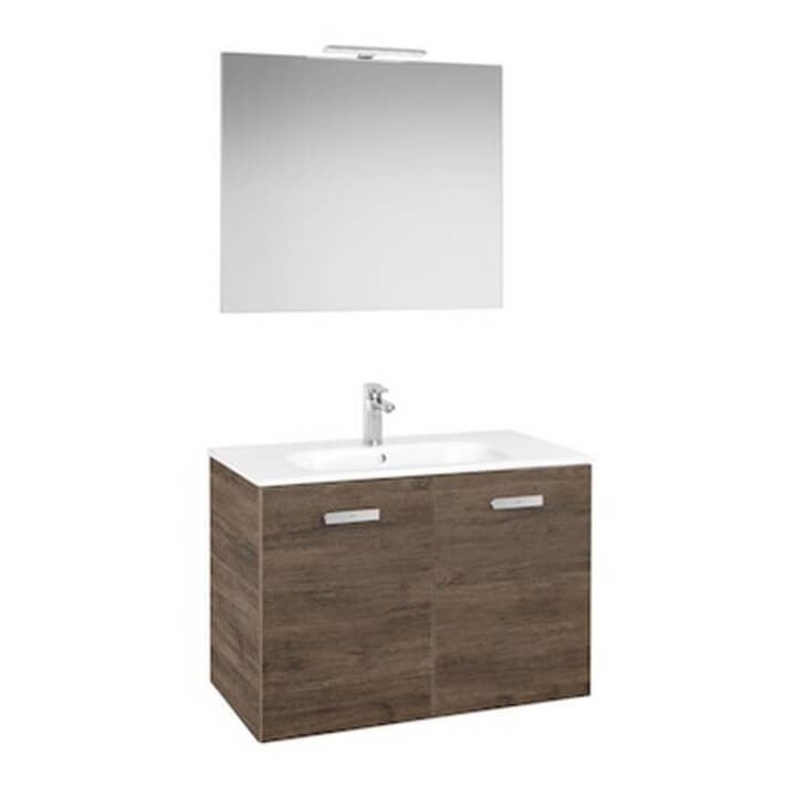 Mueble Pack 2 puertas cedro 80cm Victoria Basic Roca