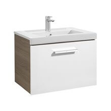 Mueble 60cm un cajón blanco-fresno Prisma Roca