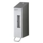 Dispensador jabón 0,6L gris palanca Mediclinics