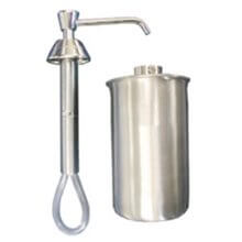 Dispensador jabón 0,5L gris encastrado Mediclinics