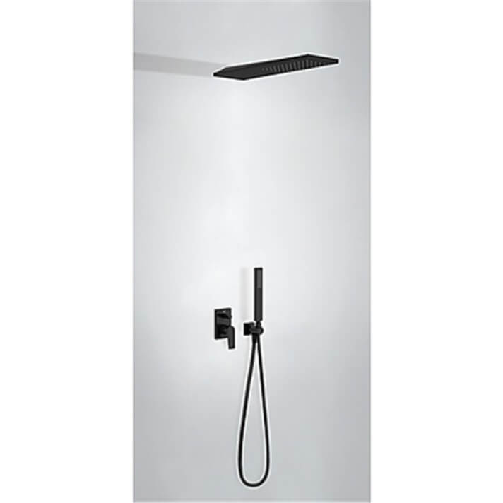 Kit de ducha monomando negro 92 PROJECT TRES