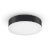 Plafón LED redondo IP65 Ø32x6cm 21W negro