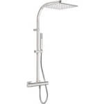 Columna de ducha termostática de acero PROJECT-TRES