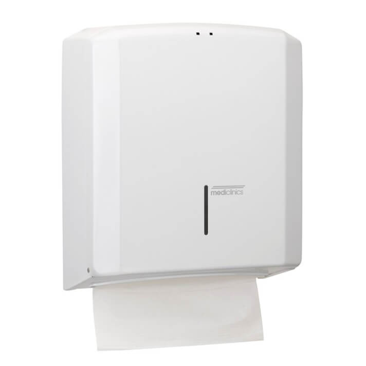 Dispensador 400/600 toallas blanco Mediclinics