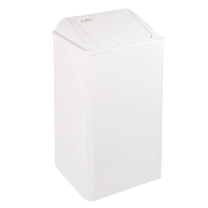 Papelera auto-retorno 65L blanco Mediclinics