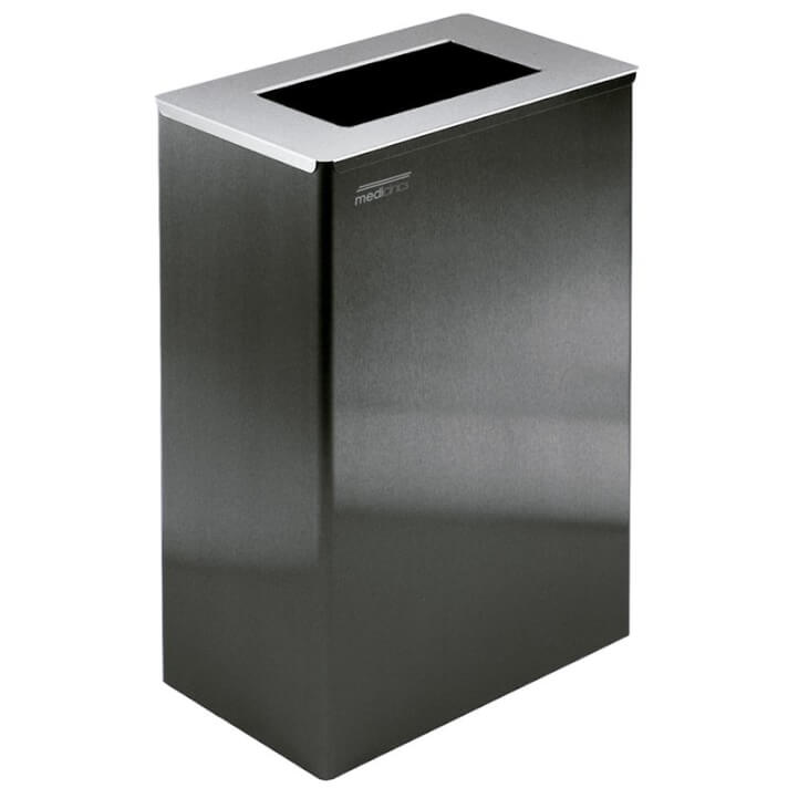 Papelera ba&ntilde;o abierta 53L satinado Mediclinics