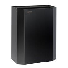 Papelera baño abierta 25L negro Mediclinics