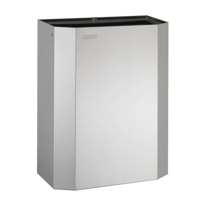 Papelera ba&ntilde;o abierta 25L satinado Mediclinics