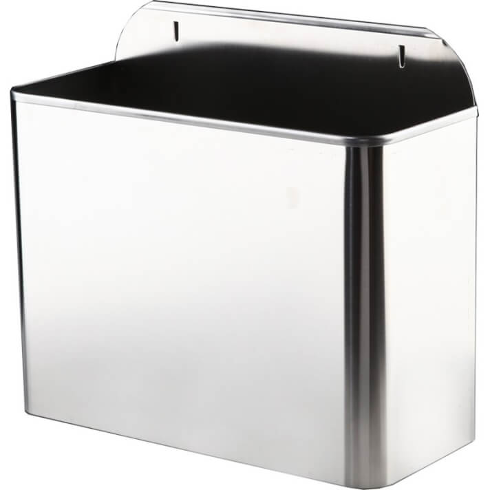 Papelera mural cromada 11 L NOFER