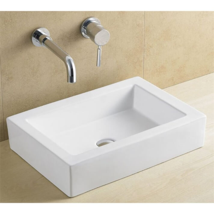 Lavabo sobre encimera 56 fondo reducido GME