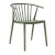 Pack de 2 sillas con brazos gris verdoso Woody Resol