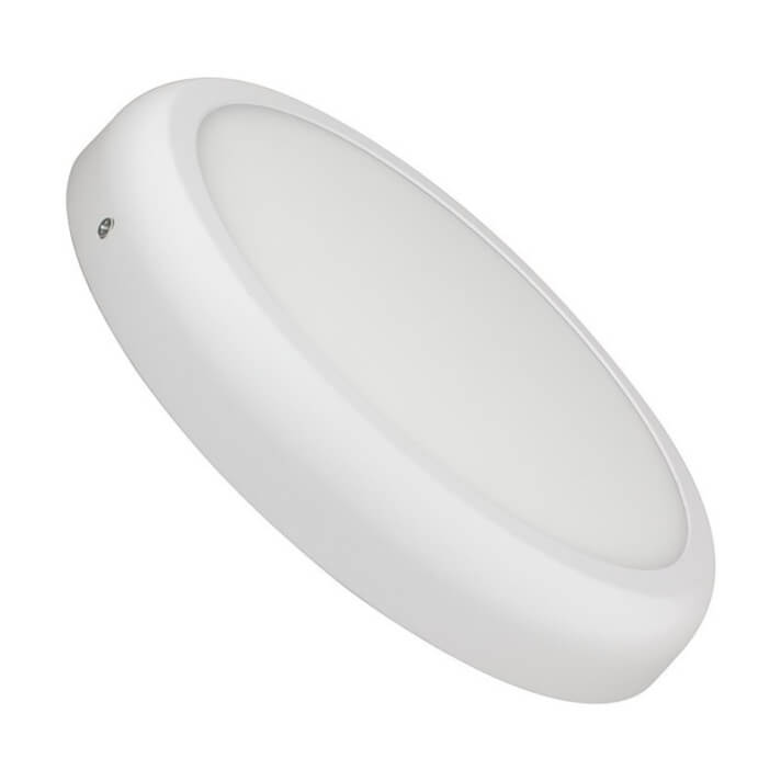 Plaf&oacute;n LED techo redondo &Oslash;30x4cm 24W blanco