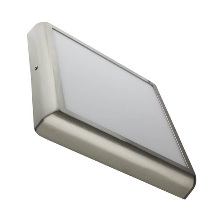 Plaf&oacute;n LED techo cuadrado 30x30x4cm 24W plata