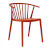 Set de 2 sillas con brazos en rojo Woody Resol