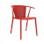 Set de 2 sillas con brazos rojo Steely Resol
