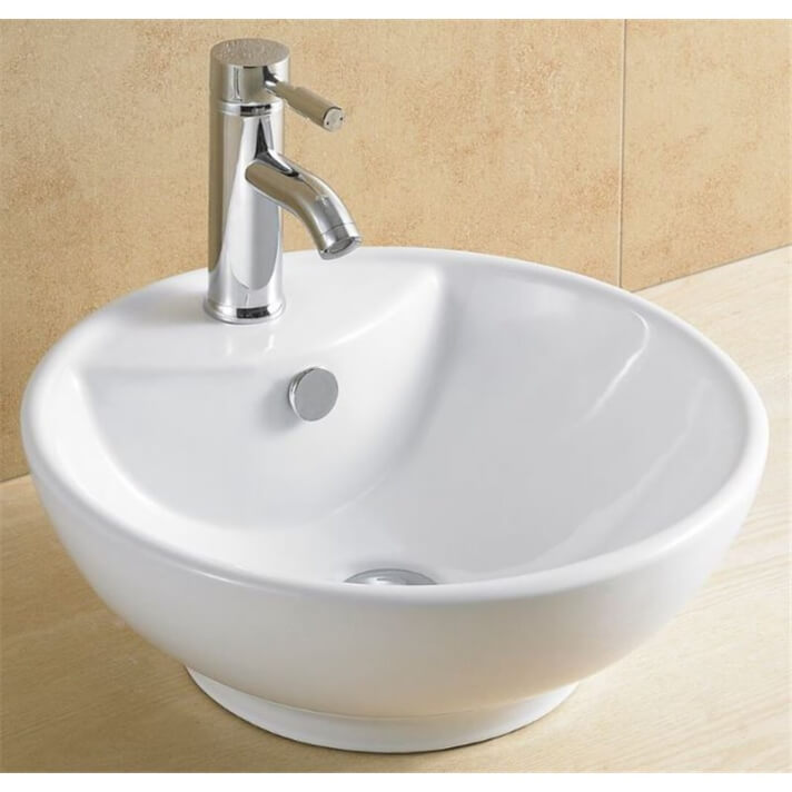 Lavabo sobre encimera 45 con rebosadero Artistic GME