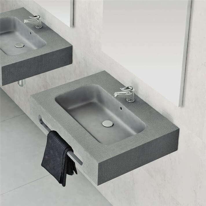 Lavabo encimera con fald&oacute;n PIEL NUDESPOL