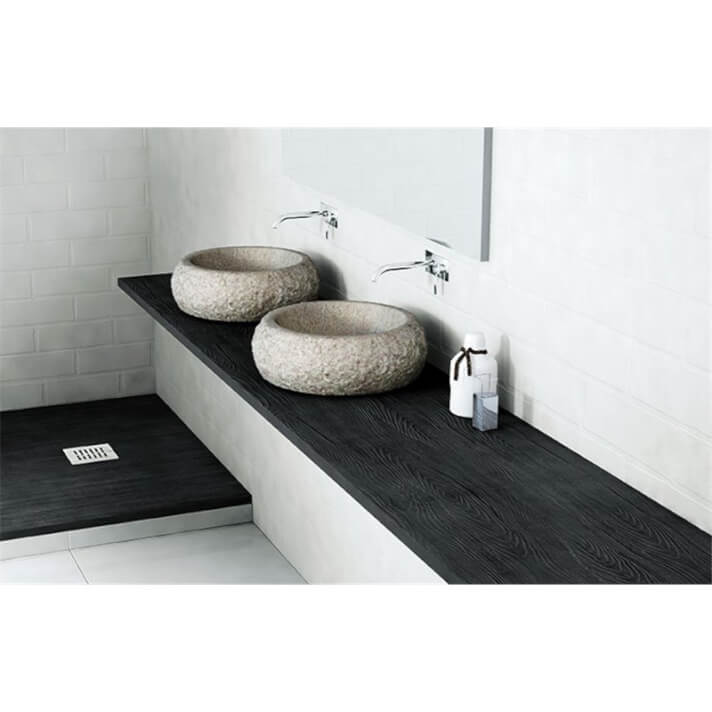 Encimera de ba&ntilde;o TEXTURA MADERA NUDESPOL