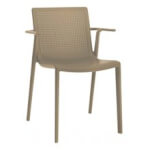 Set de 2 sillas con brazos arena Beekat Resol