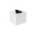 Portacepillos con dispensador blanco y negro the grid COSMIC