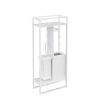 Mueble con papelera blanco the grid COSMIC