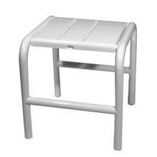 Taburete acero blanco Tubocolor Mediclinics