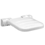 Asiento abatible acero nylon vinilo Mediclinics