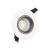 Foco LED circular direccionable Ø10'5x7'5cm 9W negro
