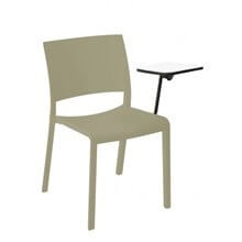 Set de 4 sillas apilables arena Fiona Convenciones Resol