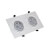 Foco LED direccionable 23x12x7cm 10W plata