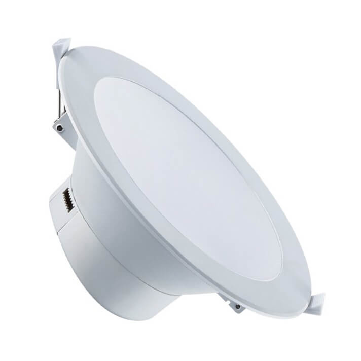 Foco LED Downlight IP44 Ø19x7cm 20W blanco