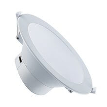 Foco LED Downlight IP44 Ø19x7cm 25W blanco