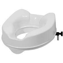 Asiento elevador sin tapa para inodoro Mediclinics