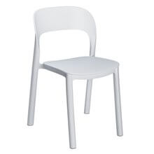 Set de 4 sillas blancas apilables Ona Resol