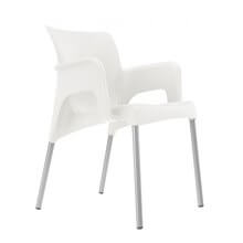 Set de 2 sillas blancas Sun Resol