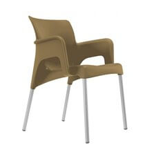 Juego de 2 sillas color chocolate Sun Resol
