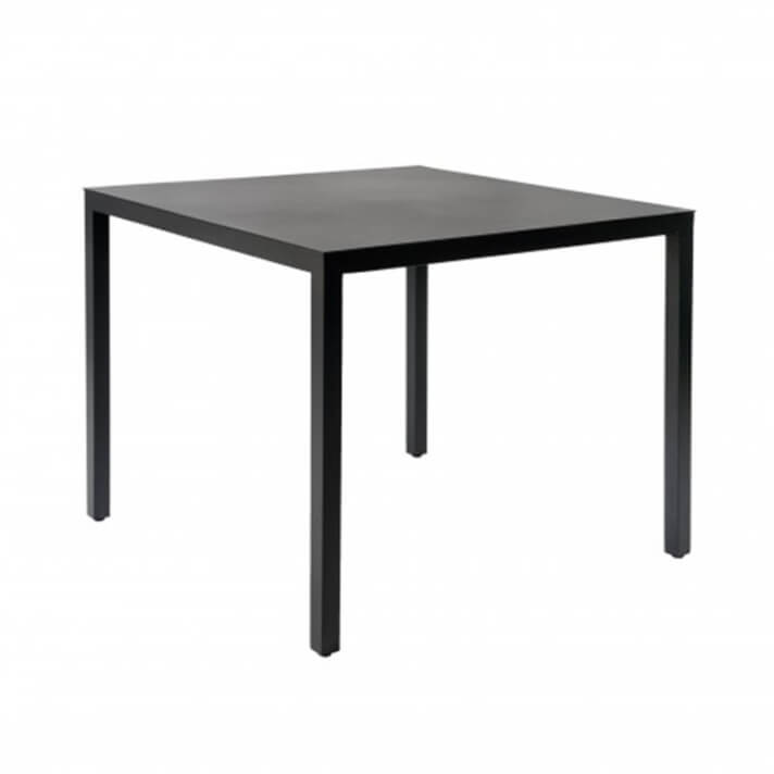 Mesa negra BARCINO 90x90 de Resol