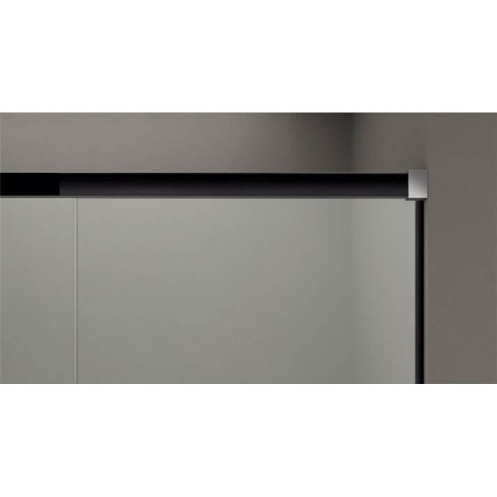 Mampara frontal 2 correderas BASIC NEGRO GME