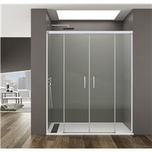 Mampara frontal 2 correderas BASIC BLANCO GME