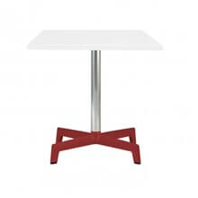 Mesa pie central rojo SPUTNIK de Resol