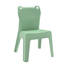 Conjunto de 4 sillas infantiles verde Jan Frog Resol