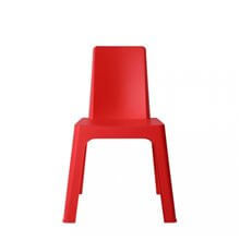 Pack de 4 sillas infantiles rojas Julieta Resol