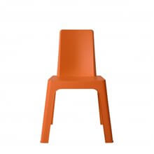 Pack de 4 sillas infantiles naranja Julieta Resol