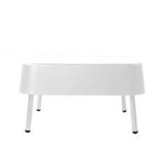 Mesa auxiliar blanca BOB de Resol