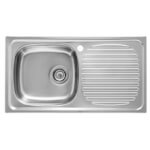 Fregadero 80x43,5cm escurridor dcha J Roca