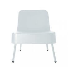 Sillón de exterior blanco BOB de Resol
