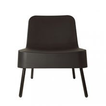 Sillón de exterior negro BOB de Resol